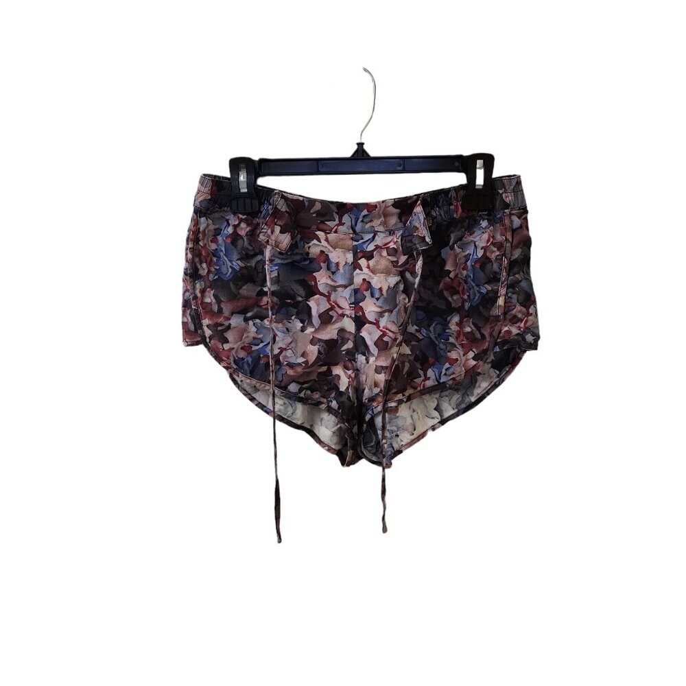 Tavik Women's Floral Rayon Shorts Size Small Blue Purple Maroon Burgundy